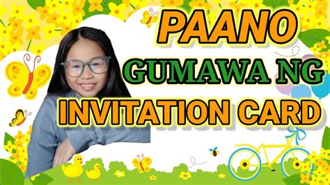 liham imbitasyon sa kaarawan|Kaarawan .